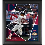 Francisco Lindor Cleveland Indians 15 x 17 Impact Player Collage with a Piece of Game-Used Baseball - Limited Edition of 500 - Fanatics Authentic Certified
