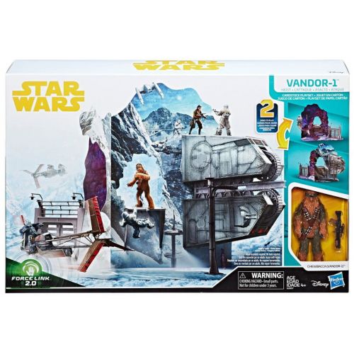 해즈브로 Hasbro Toys Star Wars Force Link 2.0 Vandor-1 Heist Cardstock Playset