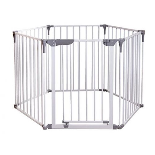  Dreambaby Royale Converta 3 in 1 Play-Yard, Fireplace Guard, and Wide Barrier Gate (White)