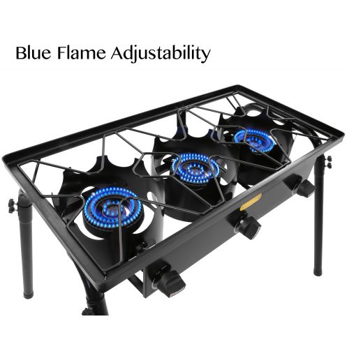  Concord Cookware Triple Burner Outdoor Stand Stove Cooker