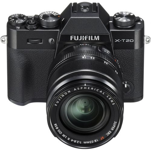 후지필름 Fujifilm X-T20 Mirrorless Digital Camera with 18-55mm Lens (Silver)