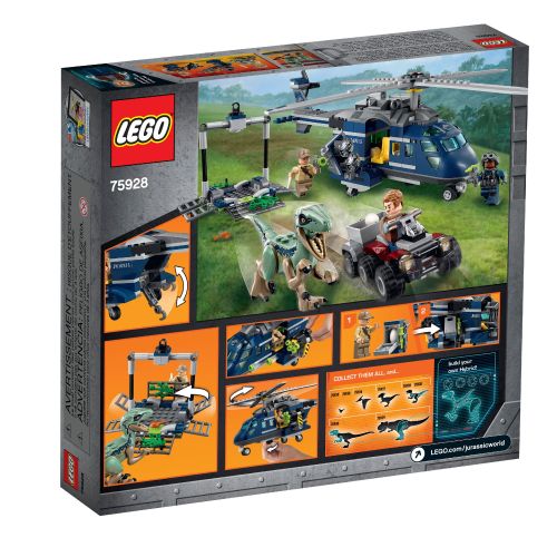  LEGO Jurassic World Blues Helicopter Pursuit 75928