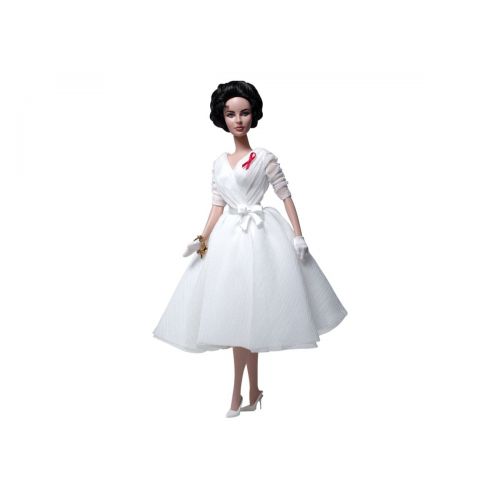 바비 Barbie Classic White Diamonds Elizabeth Taylor 12 inch Doll
