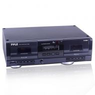 Pyle Dual Stereo Cassette Deck wTape USB to MP3 Converter