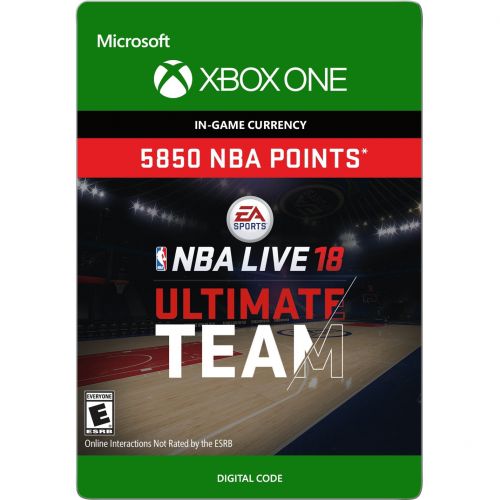  Electronic Arts Xbox One NBA LIVE 18: NBA UT 5850 Points Pack (email delivery)
