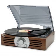 Jensen 3-Speed Stereo Turntable with AMFM Stereo Radio