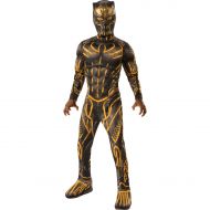 Rubies Costumes Marvel Black Panther Movie Deluxe Boys Erik Killmonger Battle Suit Costume