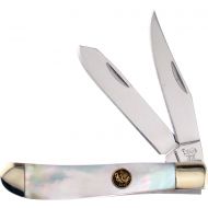 Hen & Rooster 2-Blade Slimline Trapper with Mother of Pearl Handle Multi-Colored