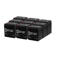 Mighty Max Battery 12V 5AH Sealed Lead Acid Battery for Razor E100 E125 E150 E175 - 9 Pack