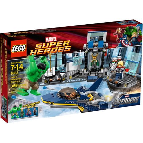  LEGO Marvel Super Heroes Hulks Helicarrier Breakout Play Set