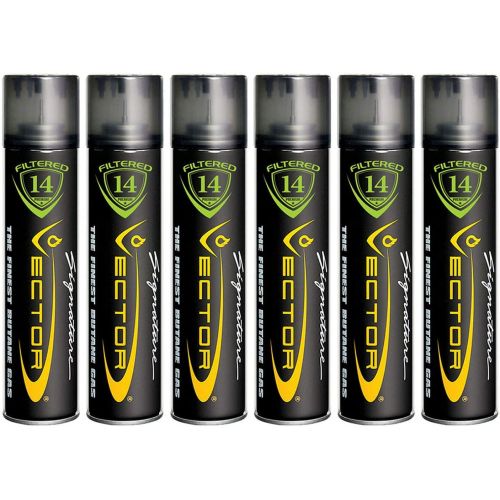  Vector Quintuple Refined Butane Gas Fuel Refill - 6 Cans