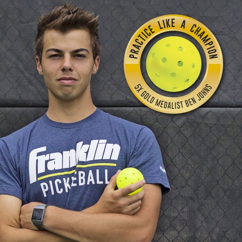  Franklin Sports X-40 Performance Outdoor Pickleballs - USAPA Approved (100 Pack)