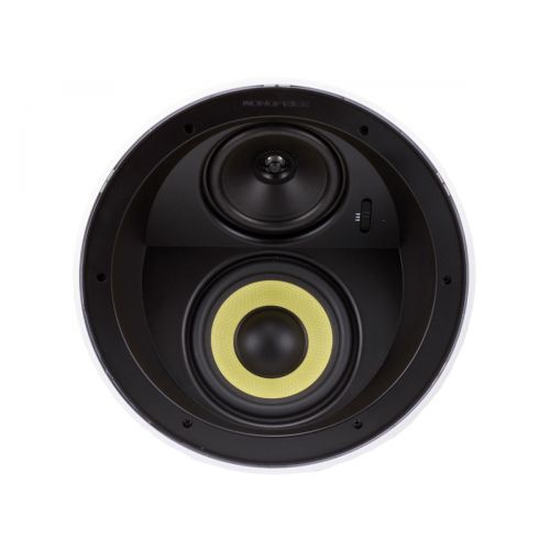  Monoprice 6.5-inch Dual Woofer Micro Flange In-Ceiling Speakers (Pair) - 80W Nom, 160W Max