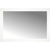 Brand: ArtsyCanvas ArtsyCanvas 60 x 36 White Wide Cube Custom Framed Mirror