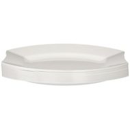 Party Essentials 20 Count Hard Plastic 10.5 Royalty Dinnerware Oval Dinner Plates, White