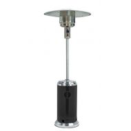 AZ Patio Heaters HLDS01-SSBLT Tall Stainless Steel Patio Heater with Table, 87-Inch, Black