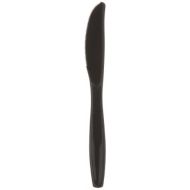Dixie 7.5 Heavy-Weight Polypropylene Plastic Knife by GP PRO (Georgia-Pacific), Black, PKH51, (Case of 1,000)