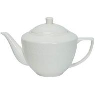Wilmax WL-880110, 30 oz. Julia Collection White Porcelain Tea Pot, Classic European Bone China Traditional Teapot with Lid, Gift Box