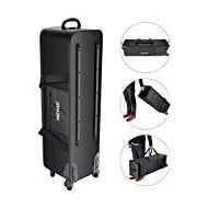 Neewer Photo Studio Equipment Rolling Bag 40.1x 11.8 x 11.8inches102x 30x 30centimeters Trolley Carrying Case with Padded Compartment for Light Stand, Tripod, Strobe Light, Umbrel