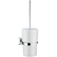 Smedbo OK333P Toilet Brush Wall mount, Polished ChromeWhite Porcelain