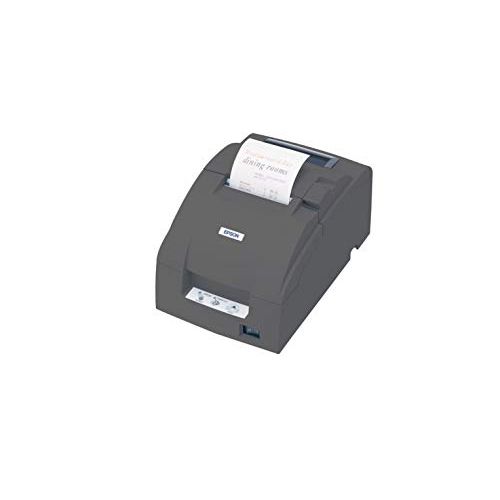 엡손 Epson C31C514A8531 TM-U220B Dot Matrix Receipt Printer, 9 Pin, USB with DB9 Serial Interface, Autocutter, With Power Supply, Dark Gray