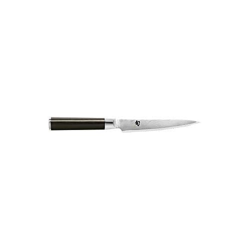  Shun DM0722 Classic 6-Inch Serrated Utility Knife