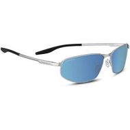 Serengeti Matera Sunglasses Brushed Silver Unisex-Adult Medium