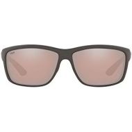 Costa Del Mar Mag Bay Sunglasses, Matte Gray, Silver Mirror 580P Lens