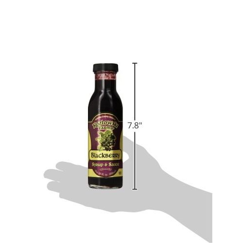  Kozlowski Farms Syrup and Sauce, Blackberry, 10-Ounce (Pack of 6)