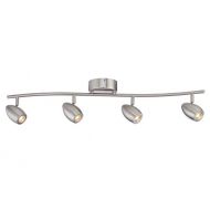 Designers Fountain EVT101727-35 3 ft. Brushed Nickel Kit with 4 LED Track Lights 1910 Lumens