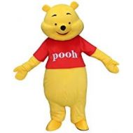 Sinoocean Winnie The Pooh Bear Adult Mascot Costume Cosplay Fancy Dress Outfit