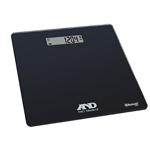  A&D Medical Wireless Connected Weight Scale, Black (UC-352BLE)