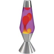 [아마존핫딜][아마존 핫딜] Schylling Lava the Original 16.3-Inch Silver Base Lamp with Yellow Wax in Purple Liquid