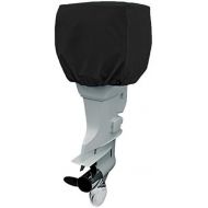 COCO Outboard Motor Cover Waterproof Boat Motor Cover up to (25-50HP, 50-115 HP,115-225 HP) Mildew Resistant, and UV Resistant with Thick Polyester Fabric
