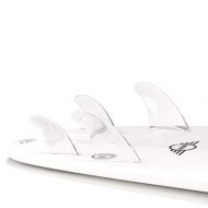 Dorsal Performance Flexrez Core Surfboard Quad Surf Fins (4) FCS Compatible Clear