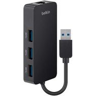 Belkin USB-IF Certified USB 3.0 3-Port Hub with Gigabit Ethernet Adapter