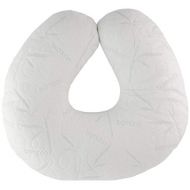 Asani Extra-Soft Breastfeeding Baby Support Pillow w/ 100%Hypoallergenic Removable Bamboo Cover&Slipcover | Antibacterial Newborn Infant Feeding Cushion | Portable for Travel | Nursing P