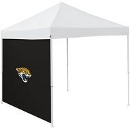 Logo Brands NFL Jacksonville Jaguars 9 x 9 Side Panel Canopy, One Size, Black