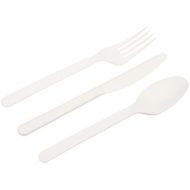 AmazonBasics Compostable Plastic Individually Wrapped Cutlery Kits, 250-Count