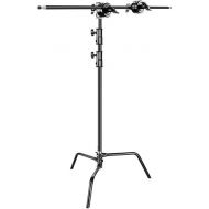 Neewer Photo Studio Heavy Duty 10 feet3 meters Adjustable C-Stand, 3.5 feet1 meter Holding Arm, 2 Pieces Grip Head for Video Reflector, Monolight and Other Photographic Equipment