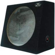 Absolute USA SAG10 Heavy Duty Sealed Back-Angle Single 10-Inch Subwoofer Enclosure Box