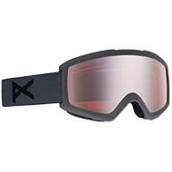 Anon Helix 2.0 w Spare Lens Snow Goggles One Size Stealth ~ Silver Amber