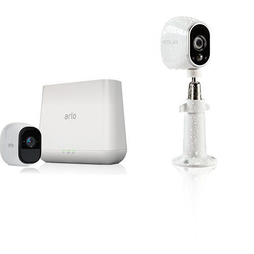  Arlo Technologies, Inc Arlo Pro - Wireless Home Security Camera System with Siren | Rechargeable, Night vision, IndoorOutdoor, HD Video, 2-Way Audio, Wall Mount | Cloud Storage Included | 4 camera kit