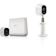 Arlo Technologies, Inc Arlo Pro - Wireless Home Security Camera System | Rechargeable, Night vision, Indoor/Outdoor | 1 camera kit (VMS4130) with Extra Mount