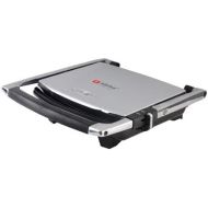 Alpina SF-6021 Panini Press Non Stick Gourmet 4 Sandwich Maker Stainless Steel Body, 220Volt (Not for USA)