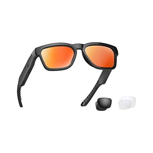  [아마존베스트]OhO sunshine Water Resistant Audio Sunglasses, Fashionable Bluetooth Sunglasses to Listen Music and Make Phone Calls,UV400 Polarized Lens and Compatible with Prescription Lens