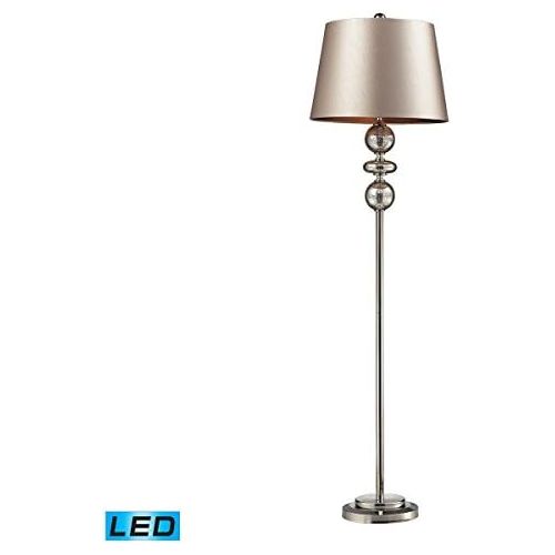  Dimond Lighting Hollis Floor Lamp, Polished Nickel