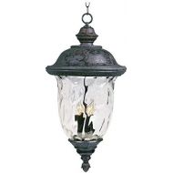 Maxim Lighting Maxim 3427WGOB Lighting Fixture in Oriental Bronze Finish - Outdoor Hanging Lantern for Courtyards, Gardens, Pool Sides. Home Decor Accessory