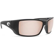 Costa Del Mar Blackfin Sunglasses Matte BlackCopper Silver Mirror 580Glass