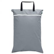 [아마존베스트]Teamoy Wet Dry Bag, Travel Tote Organizer (24.7 x 18 inches) with Two Compartments for Cloth...